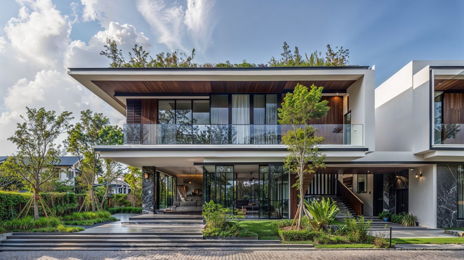 thiết kế sân vườn cho nhà hướng tây